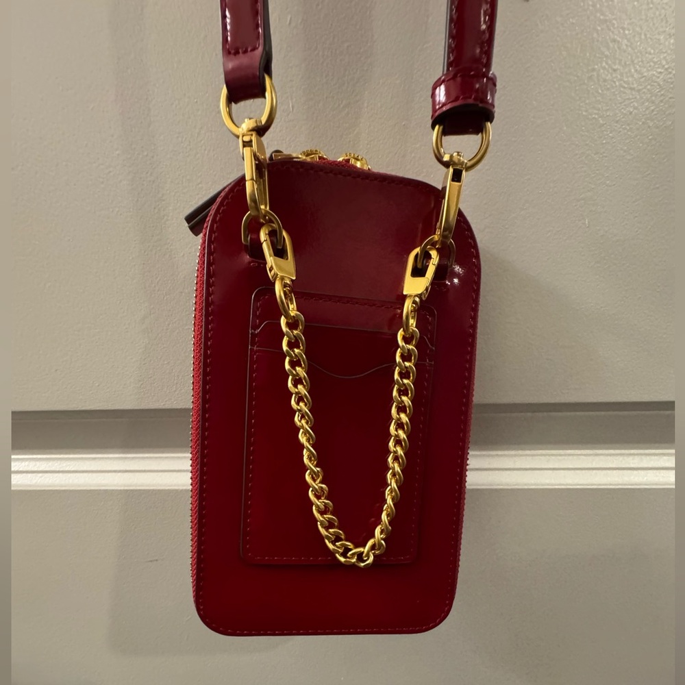 Tory Burch Deep Red Crossbody Phone holder - Picture 7 of 13